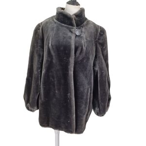 MIRAGE OUTERWEAR FAUX FUR COAT SIZE L/XL